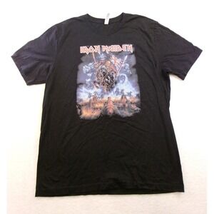 Iron Maiden Graphic T-Shirt Mens XL‎ Black Short Sleeve Band Tee